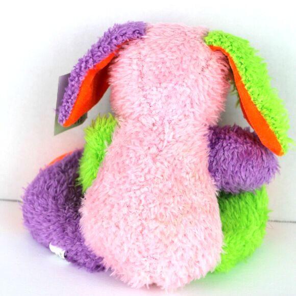 Soft Touch Toys Hand Crafted All New Materials Multi-Colored Bunny - Picture 3 of 6